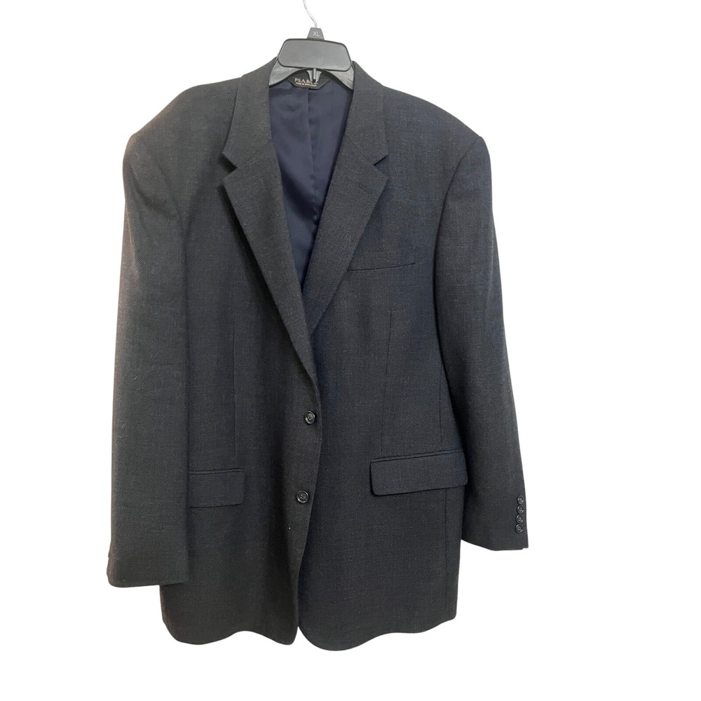 JOS A BANK‎ Mens 48L Navy Blue Wool Blazer Suit Jacket Sport Coat